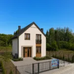 Nowoczesny dom wolnostojący przy lesie w Jaworznie 122 m², działka 763 m² - Netdomy