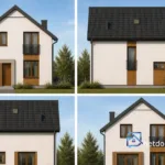 Nowoczesny dom wolnostojący przy lesie w Jaworznie 122 m², działka 763 m² - Netdomy