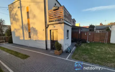 Bliźniak 120 m² z garażem 3‑stanowiskowym – Włocławek, ul. Saperska - Netdomy