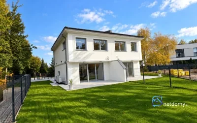 Segment bliźniaka 107 m2 z pompą ciepła i rekuperacją w Osielsku